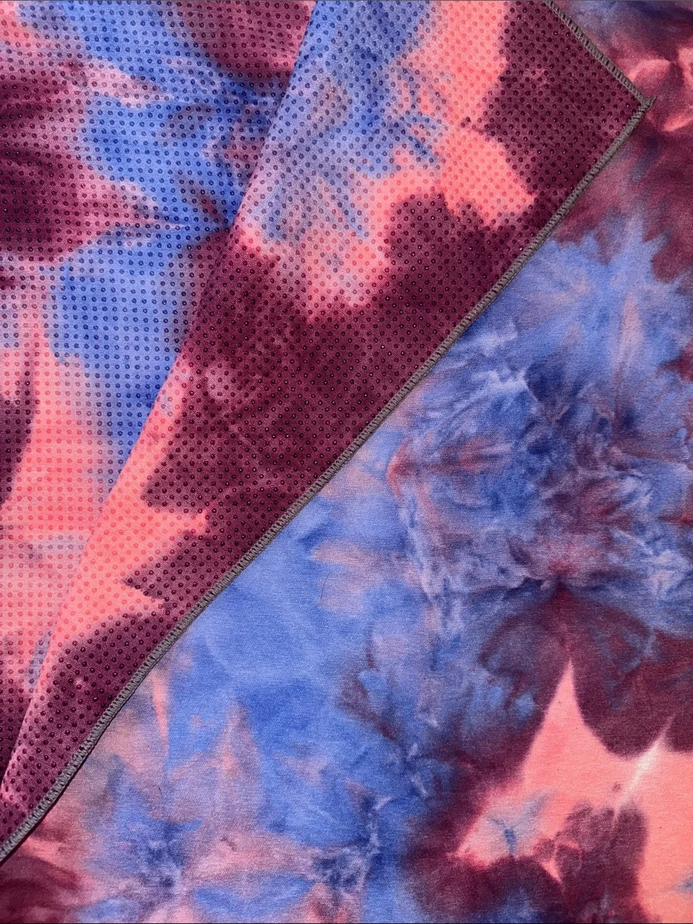 Tie-Dye Yoga Towel Set - Multicolor